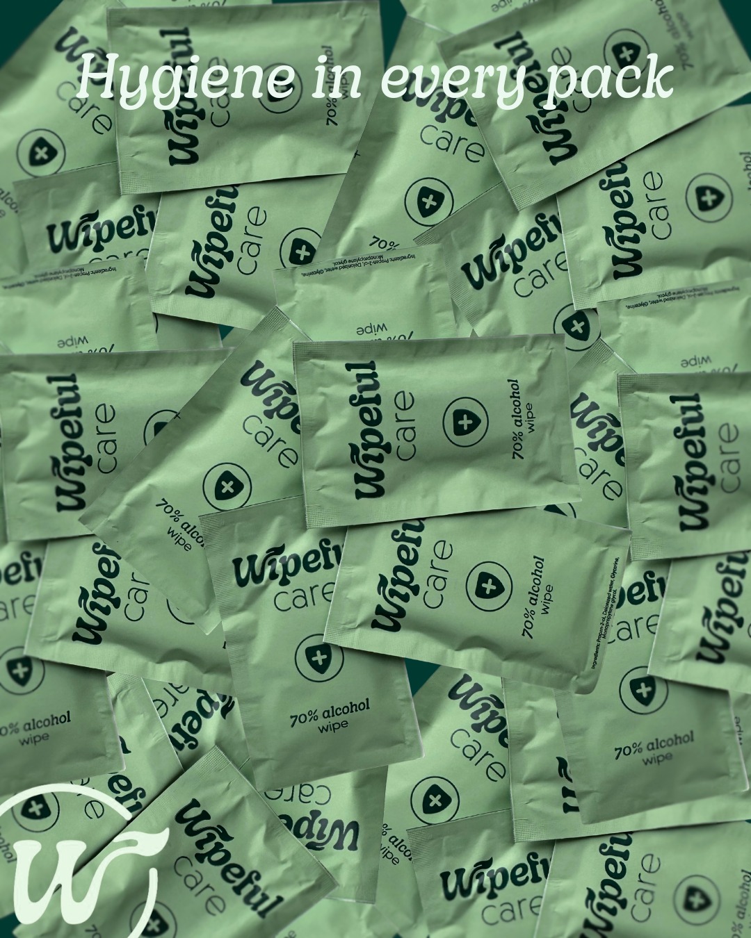 wipeful individually packed alcohol wipes