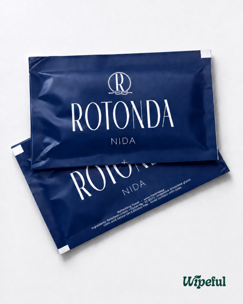 rotonda wipeful personalised wet wipes